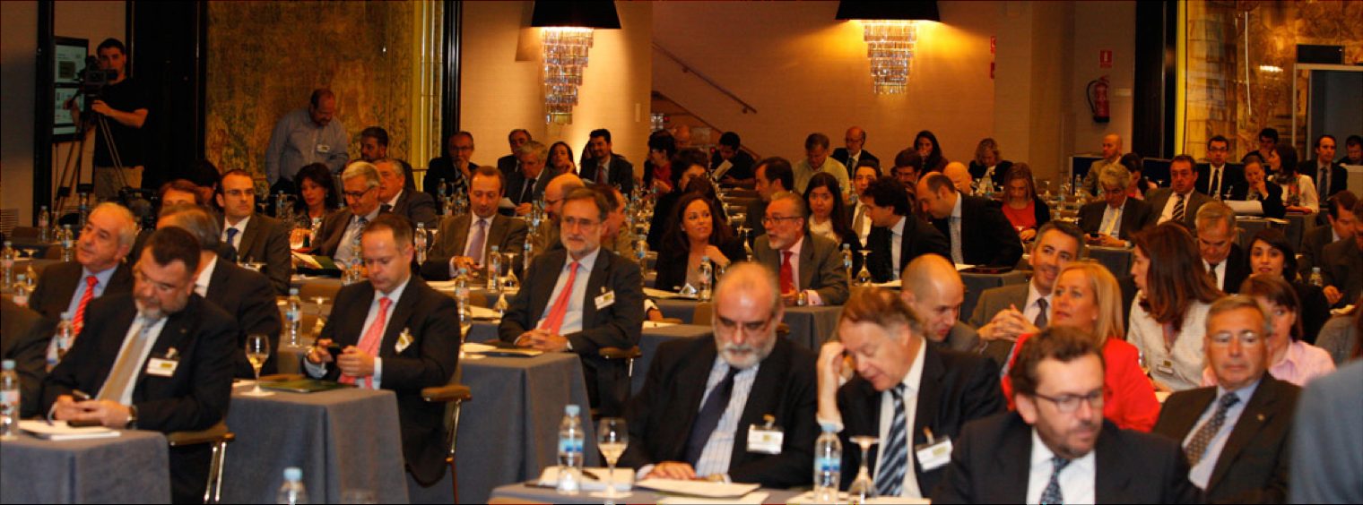 Delegates at a congress meeting